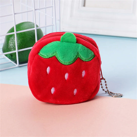 Soft Plush Cartoon Animal Cute Coin Purse Mini Zipper