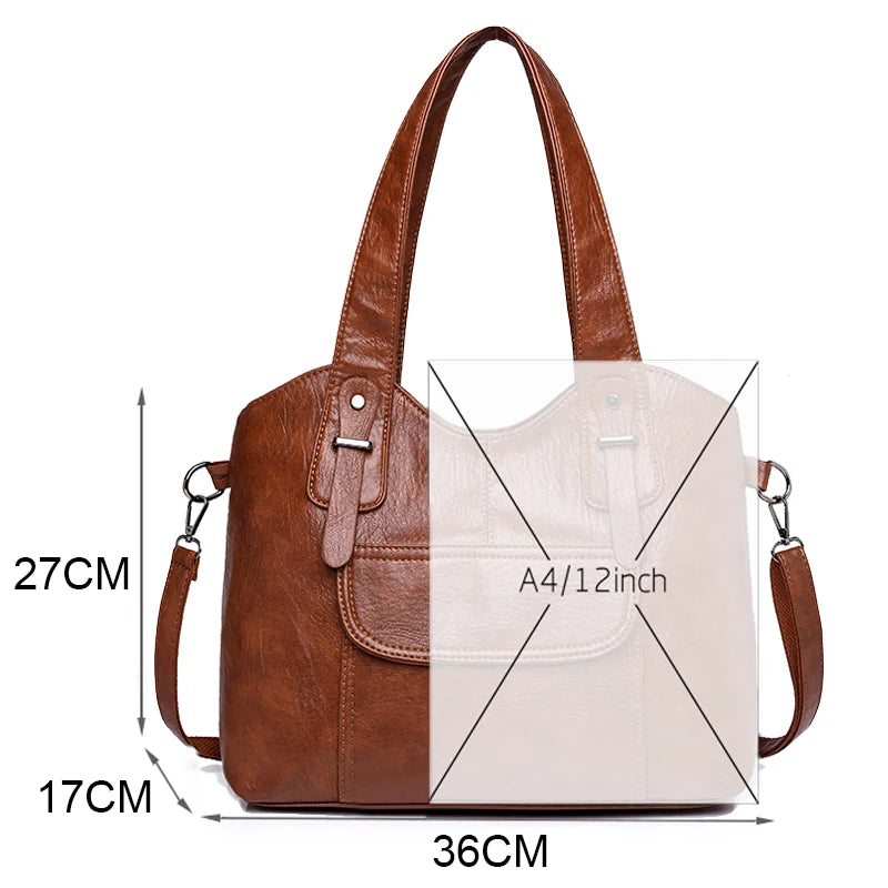 Soft Leather Handbags High Quality Women Bags