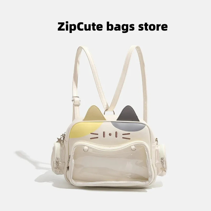 Y2K Millennium Spice Girl Large-Capacity Cat Pain, Five-Color Versatile