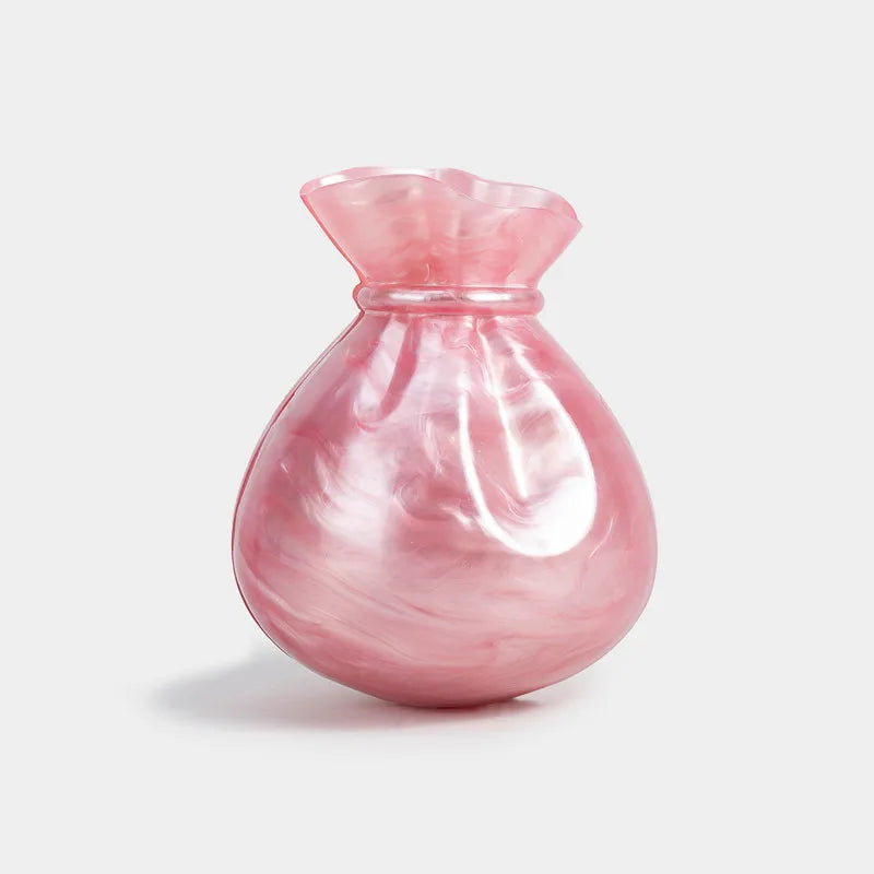 Acrylic Cute Vase Shape Evening Clutch Bag Wedding Party Bag