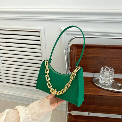 Small Handle Underarm Bag Clutch