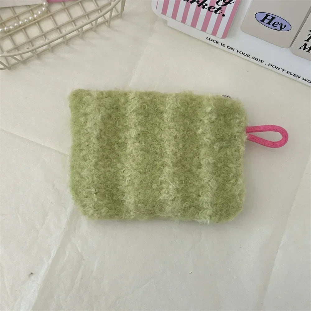 Heart Printed Cute Small Lipstick Cosmetic Bag