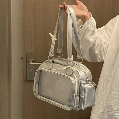 Anime Two-Dimension Japanese Uniform Bag JK Large Capacity Crossbody Versatile Badge Shoulder Bag