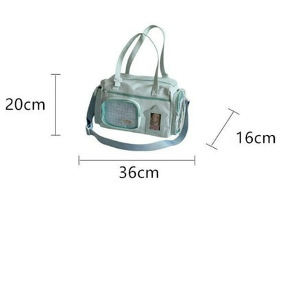 Cute Hand-held Shoulder Bag Japanese Ins Large Capacity Versatile Travel Bag for Girls