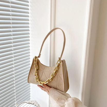 Small Handle Underarm Bag Clutch