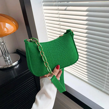 Small Handle Underarm Bag Clutch
