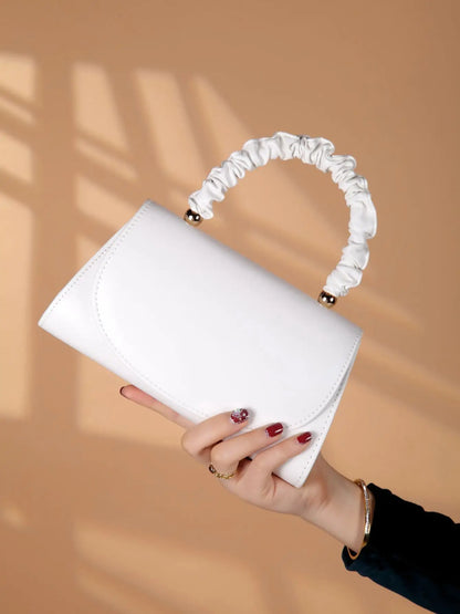 Elegant Light Luxury Solid Color Women's Handbag