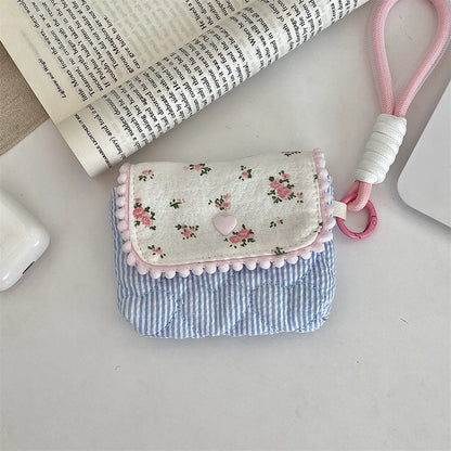 Cute Student Coin Purse  Floral Korean for Girls