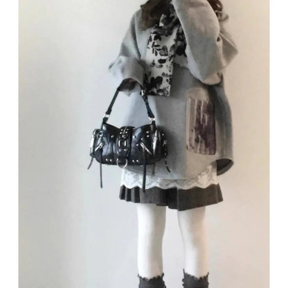 Women's Y2k Studded Gothic Punk Vintage Rivet Handbag