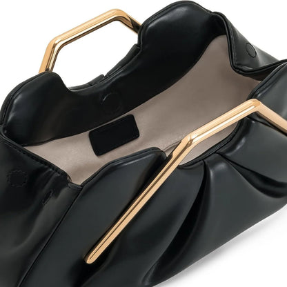 Soft Leather Bag Niche Cloud Bag, Evening Pleated Bag for Women