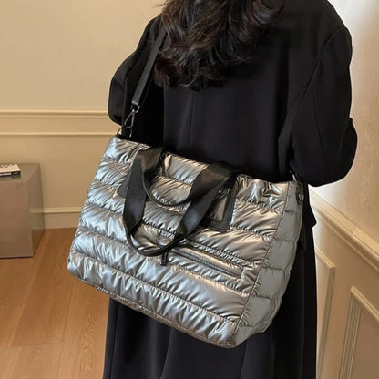 Women's Cotton Bag Autumn Winter Versatile Crossbody Bag