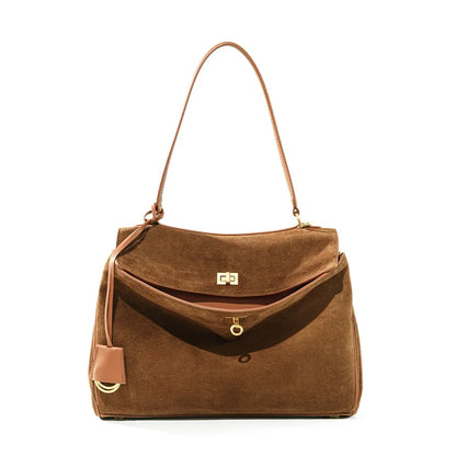 Women's Suede Genuine Leather Bag