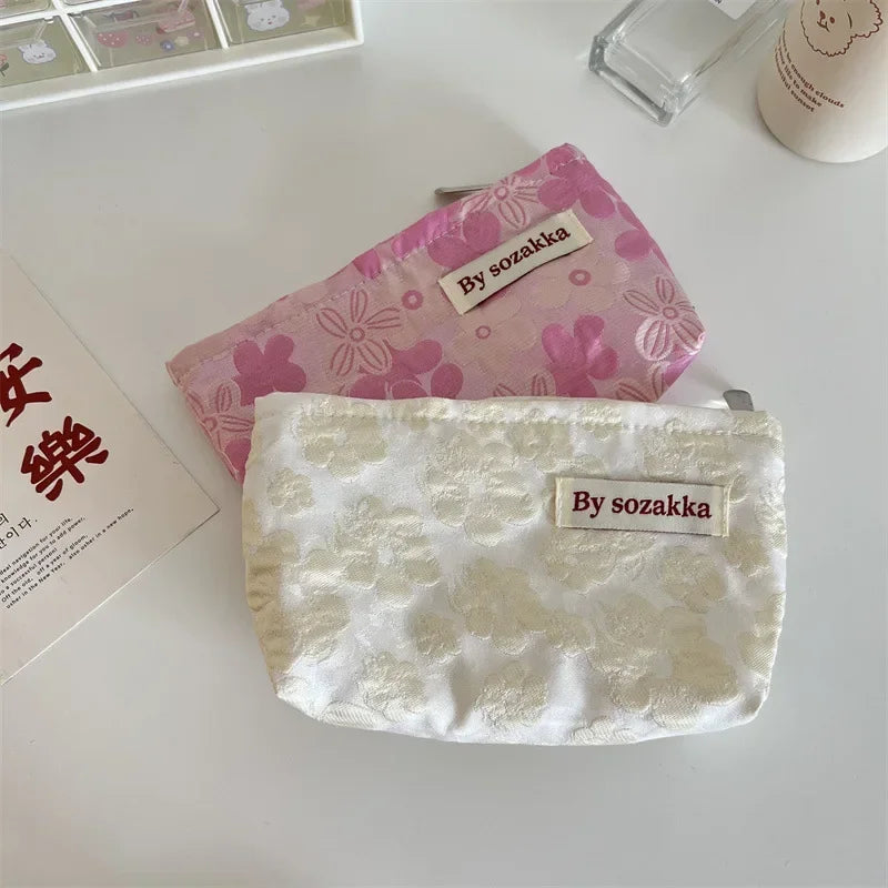 Floral Cosmetic Bag