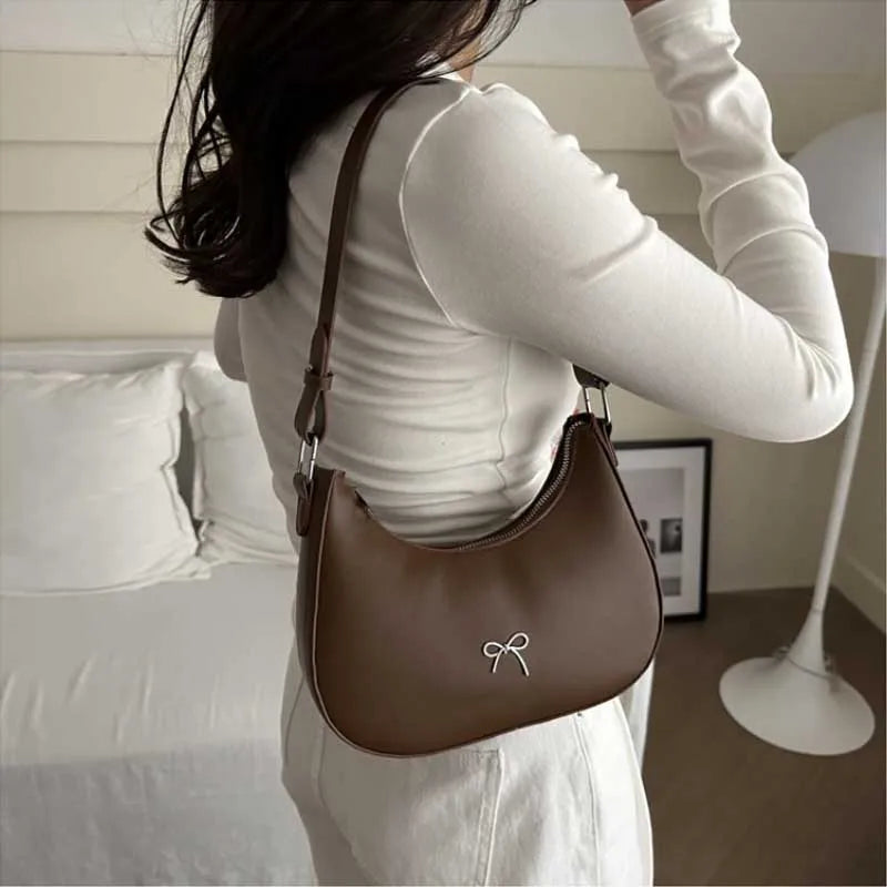 Bowknot Armpit Bag Korean Underarm Bag