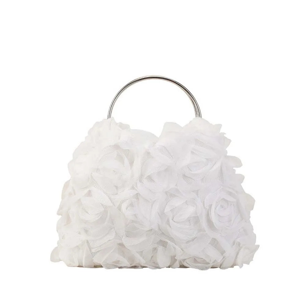 Large Capacity Magnetic Button Lady Hand-held Purse