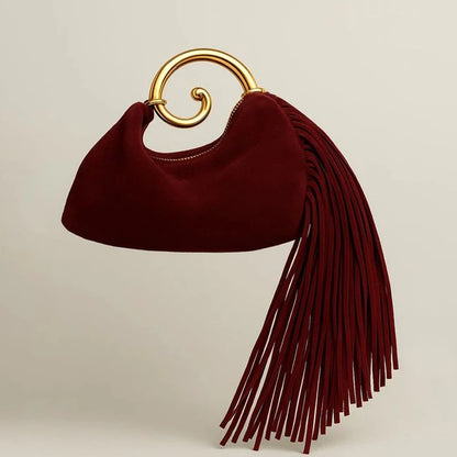 Faux Suede Clutch Evening Bags For Women