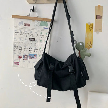 Canvas Crossbody Bags for Women Youth Men Fashion Casual Large Capacity Handbags
