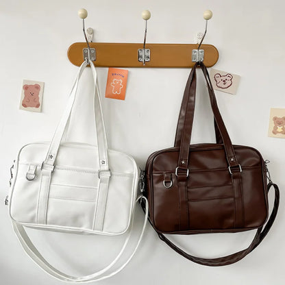 Japanese Style JK Bag PU Leather Shoulder Bag