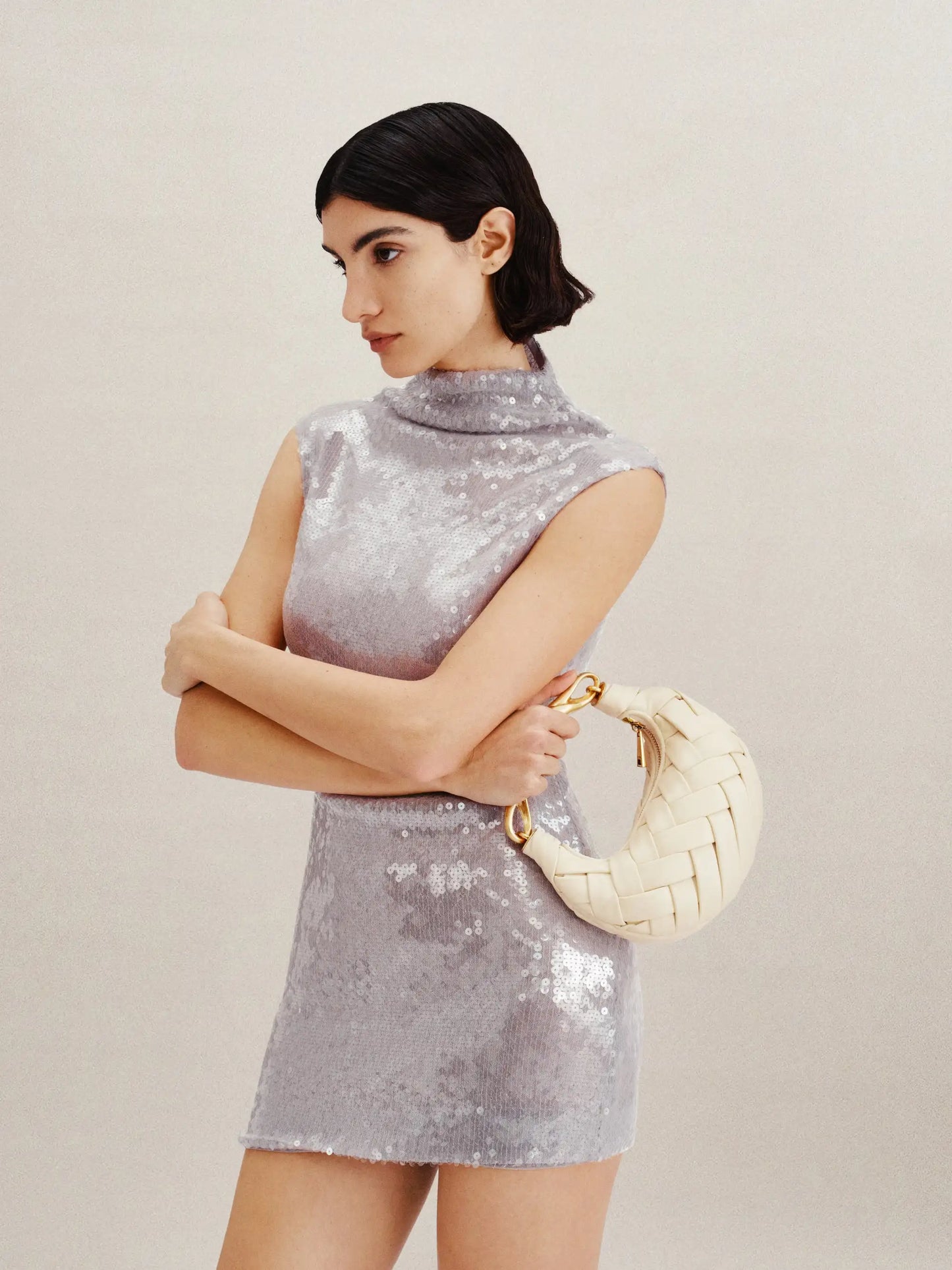 Women's  Matte Texture  Suede Small Handbag