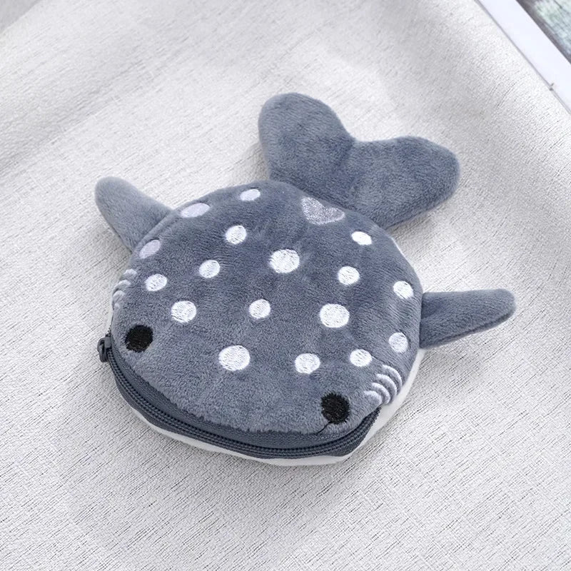 Fish Plush Cute Cartoon Coin Money Purse