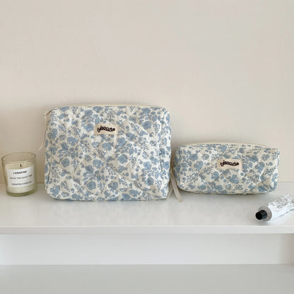 Flower Women Fabric Big Capacity Travel Organzier Pouch