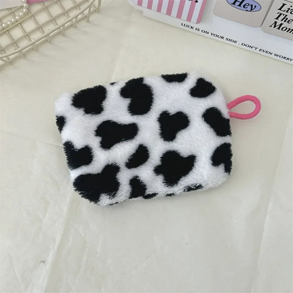Heart Printed Cute Small Lipstick Cosmetic Bag