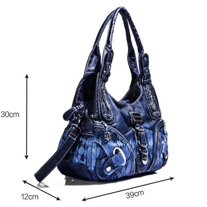Multi Pocket Soft Leather Shoulder Bags