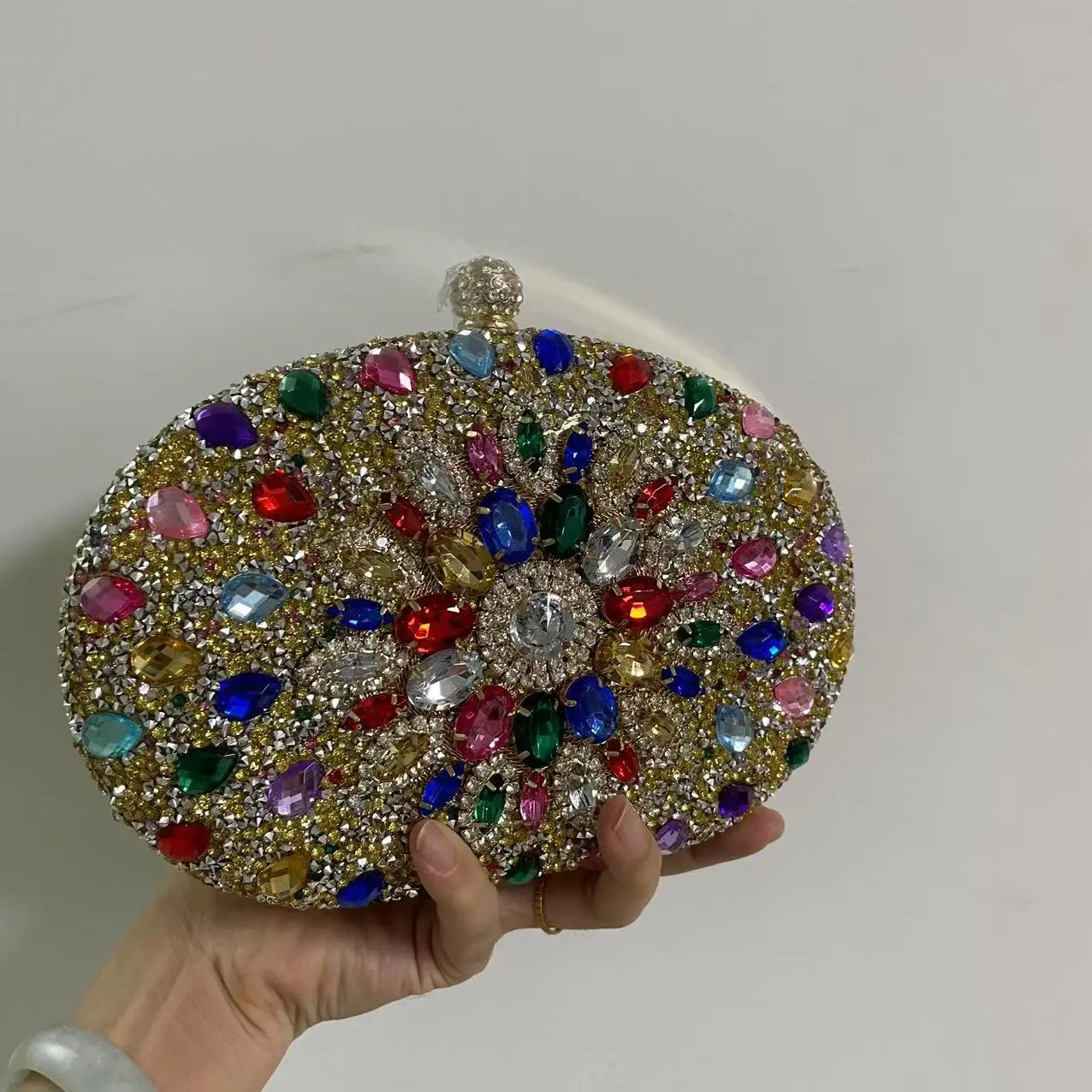 Evening Clutch Bags for Women  Chain Dinner Handbag Crystal Diamond Rhinestone Bag