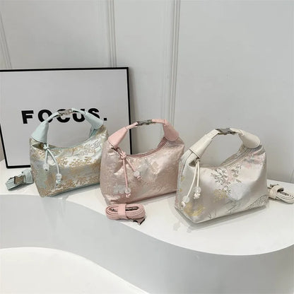 Pendant Crossbody Bag Small Bucket Handbag Women Girl