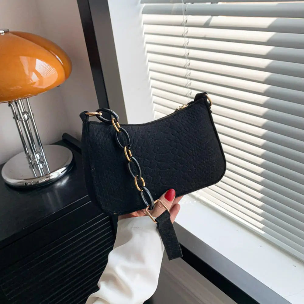 Small Handle Underarm Bag Clutch