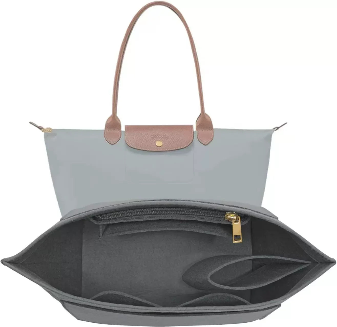 Custom Felt Bag Organizer for Longchamp Tote Travel Storage Essential