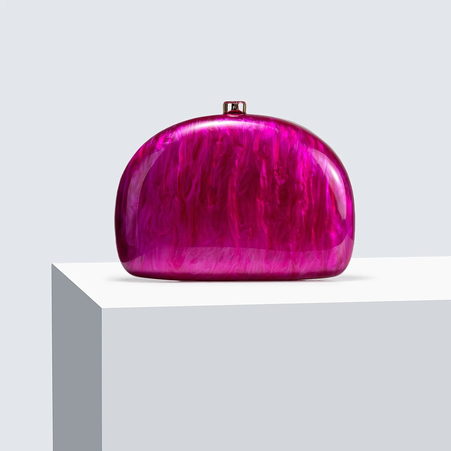 Women's New Semi-Circular Pressure-Packed Acrylic Dinner Bag