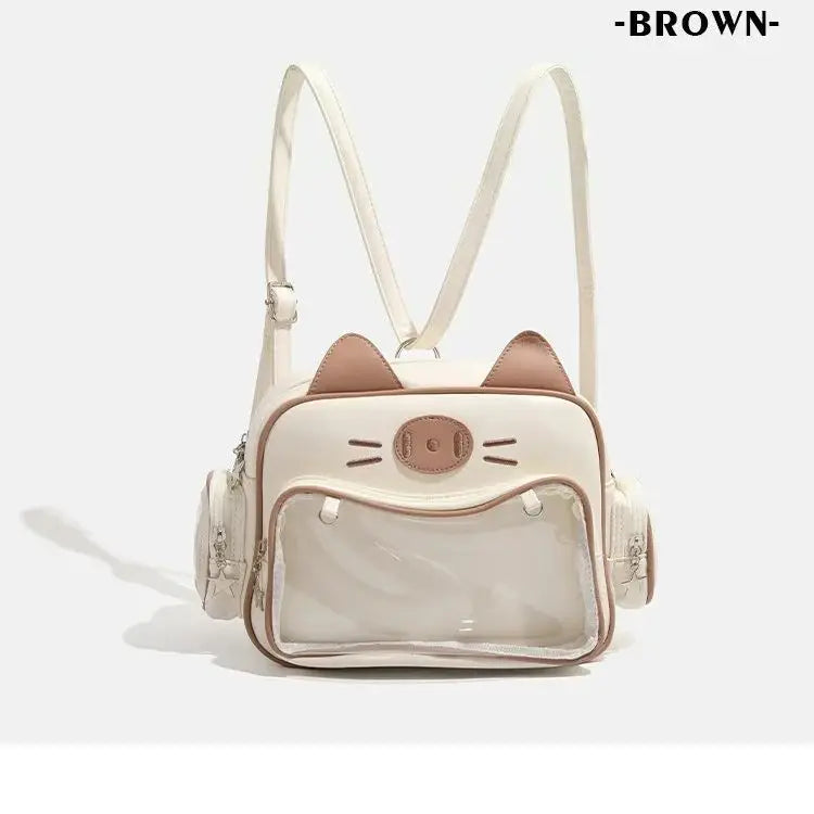 Y2K Millennium Spice Girl Large-Capacity Cat Pain, Five-Color Versatile