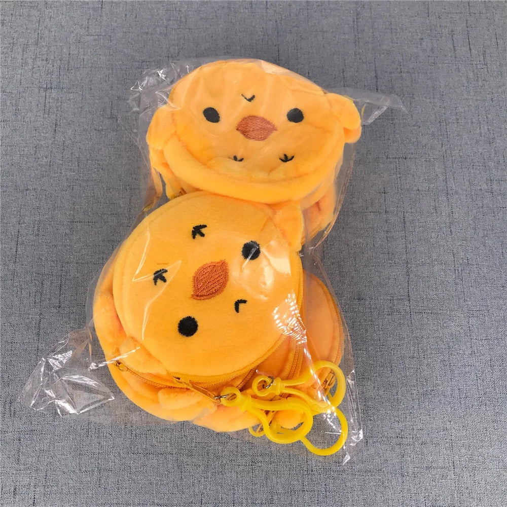 Gift Small Key Hook Pendant Plush Coin Bag , Panda , Animal Coin Pouch