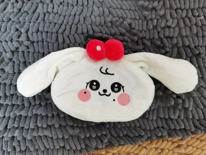 Cute Cartoon Coin Bags Kpop IVE MINIVE PARK Plush Embroider Coin Pouch