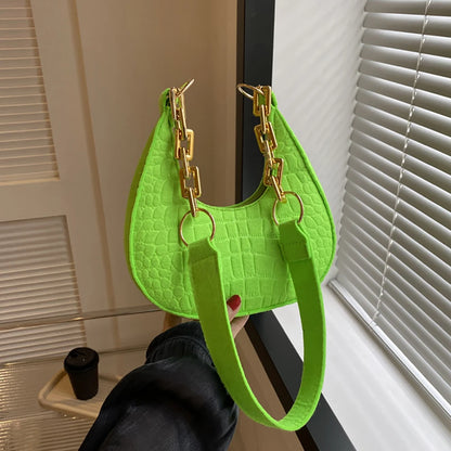 Small Handle Underarm Bag Clutch